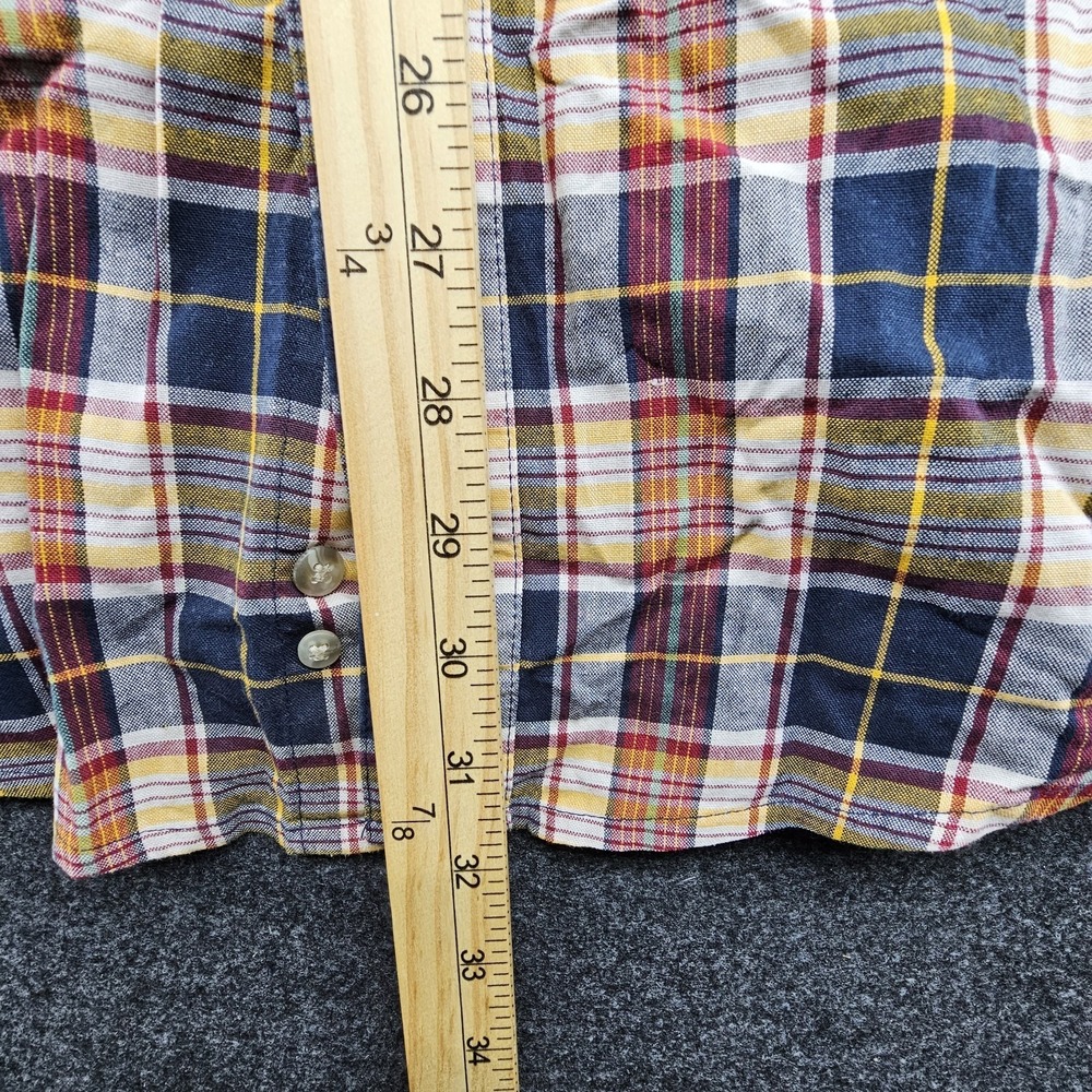 Twenty X Wrangler Men's L Multicolor Plaid Long Sleeve Button Down Shirt - Picture 3 of 7